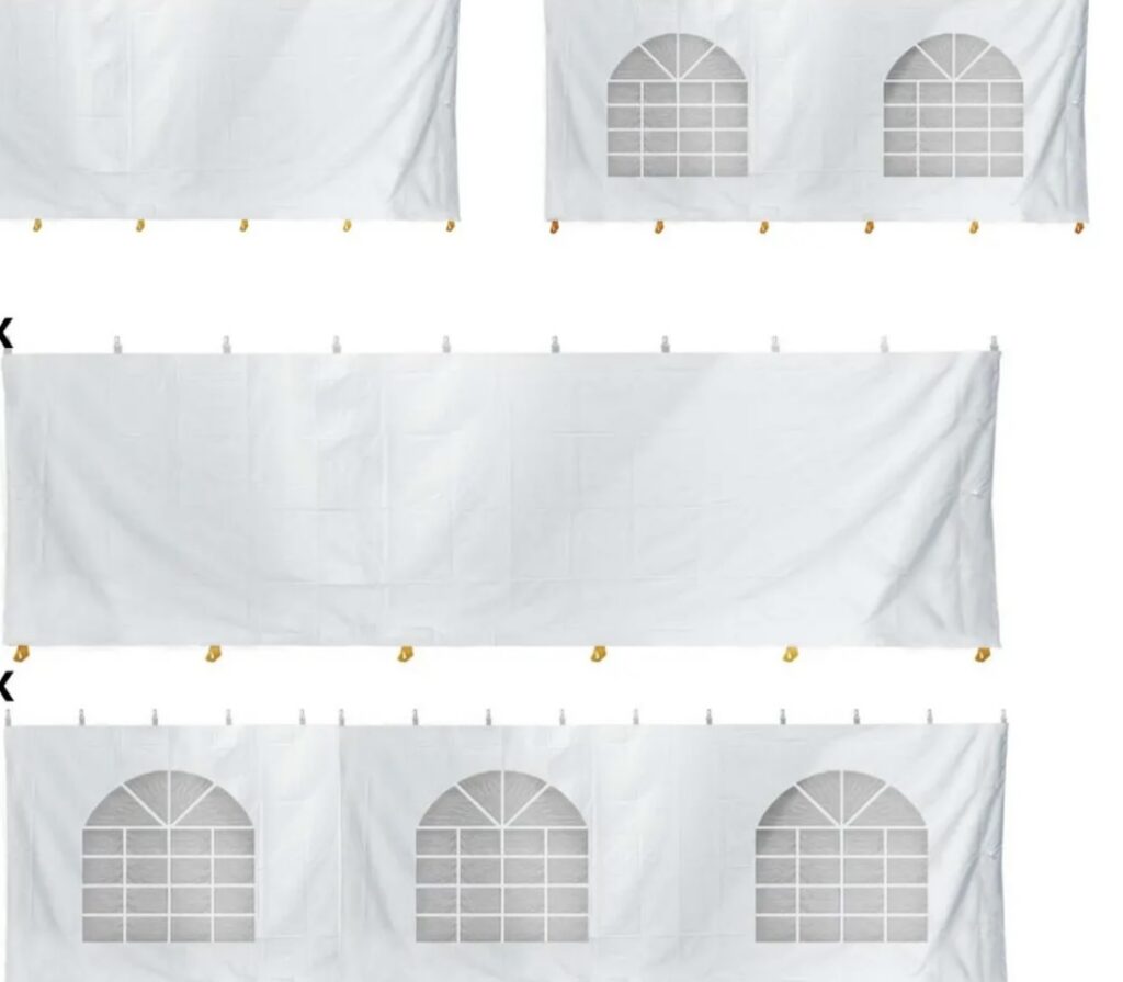 20′ Solid SideWalls for Tents