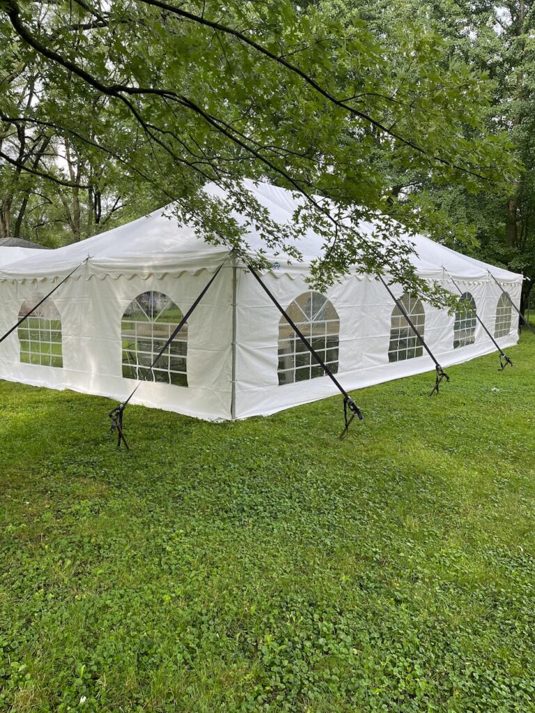 20X40 Pole Tent Top